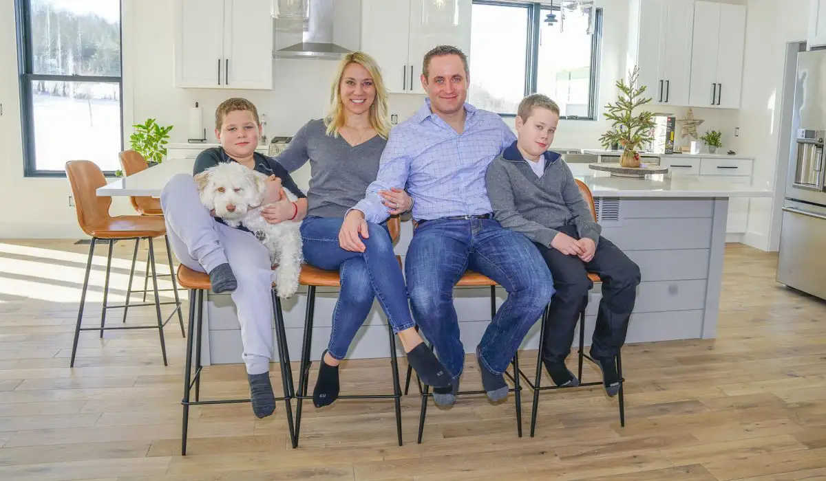 Familie in der Küche